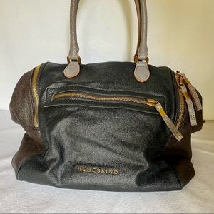Liebeskind ANTHROPOLOGIE large waxed canvas bag